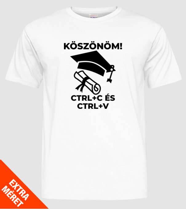  minta fehér pólón