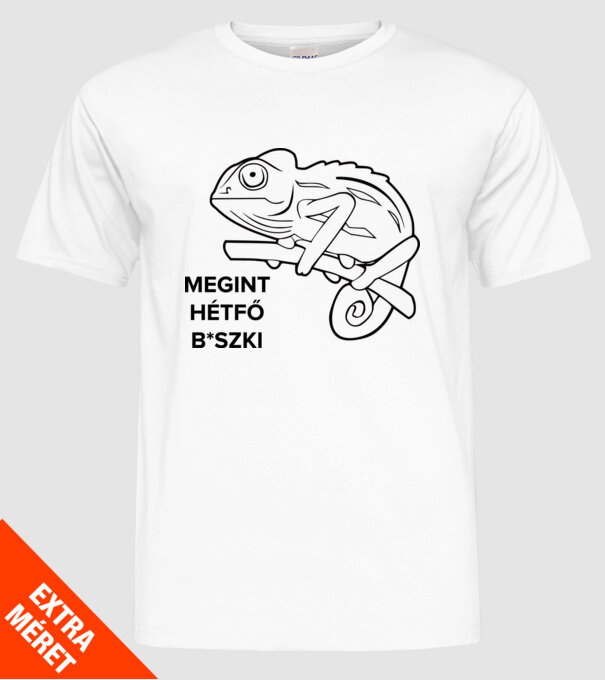  minta fehér pólón