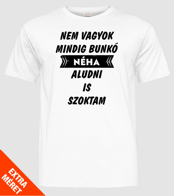  minta fehér pólón