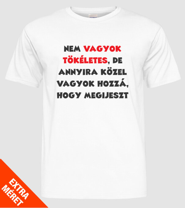  minta fehér pólón