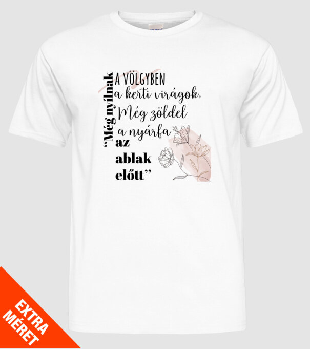  minta fehér pólón