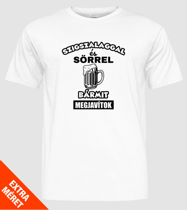  minta fehér pólón