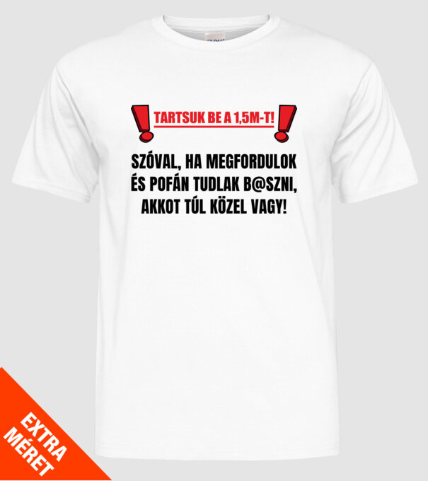  minta fehér pólón