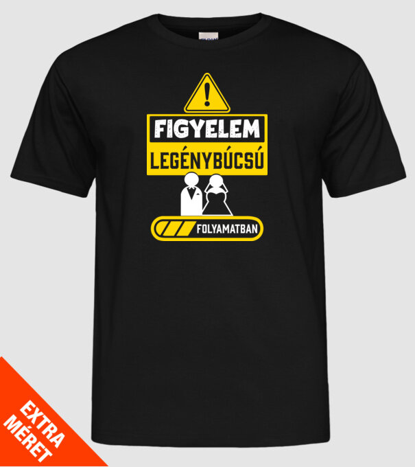  minta fekete pólón