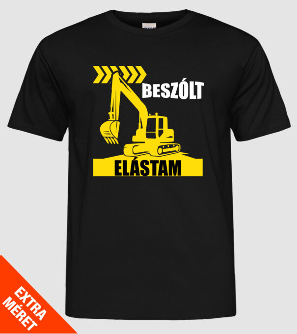  minta fekete pólón