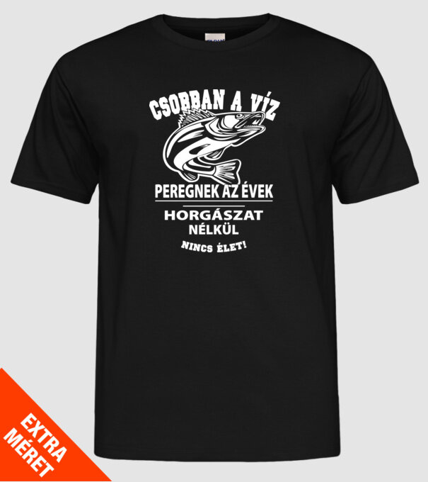  minta fekete pólón