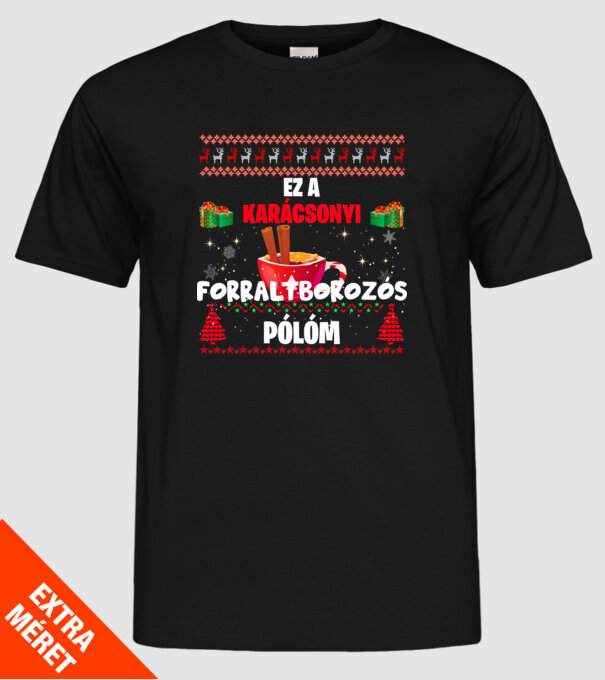  minta fekete pólón