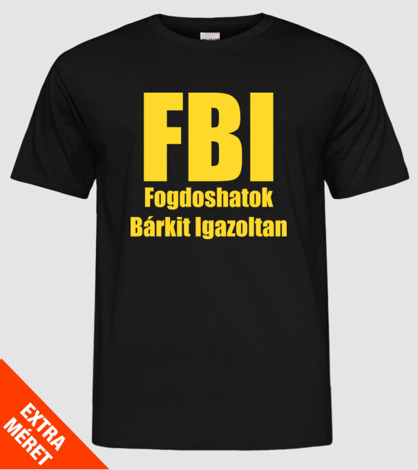  minta fekete pólón