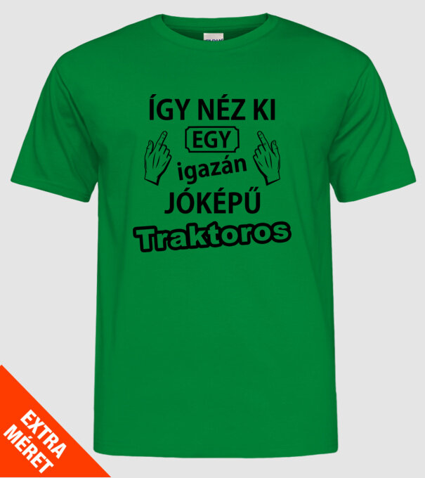  minta zöld pólón