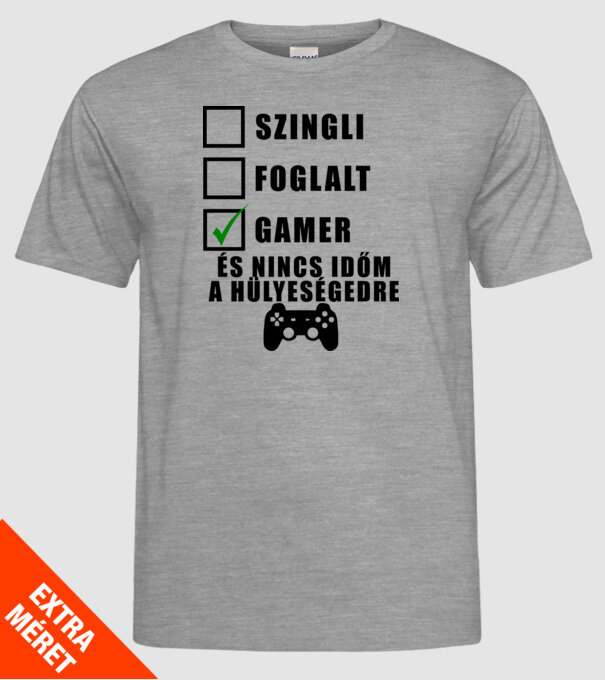  minta szürke pólón