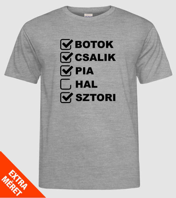  minta szürke pólón