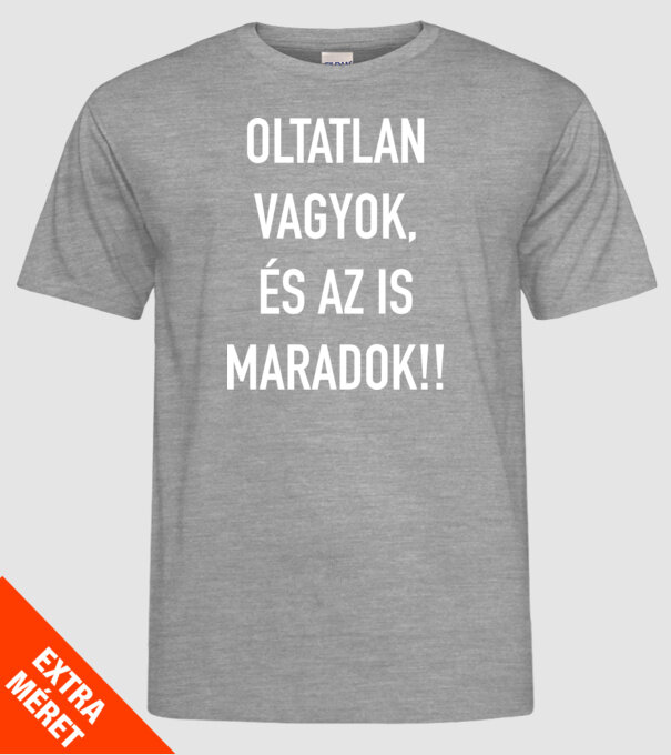  minta szürke pólón