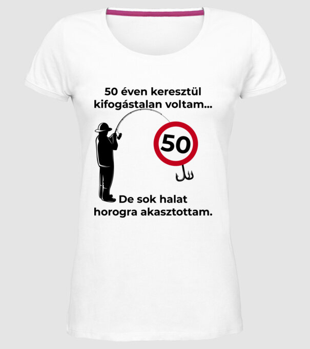  minta fehér pólón