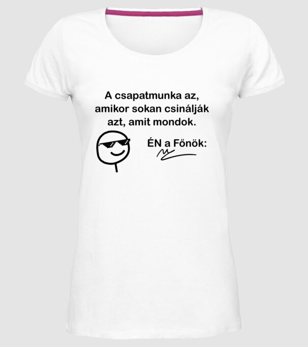  minta fehér pólón
