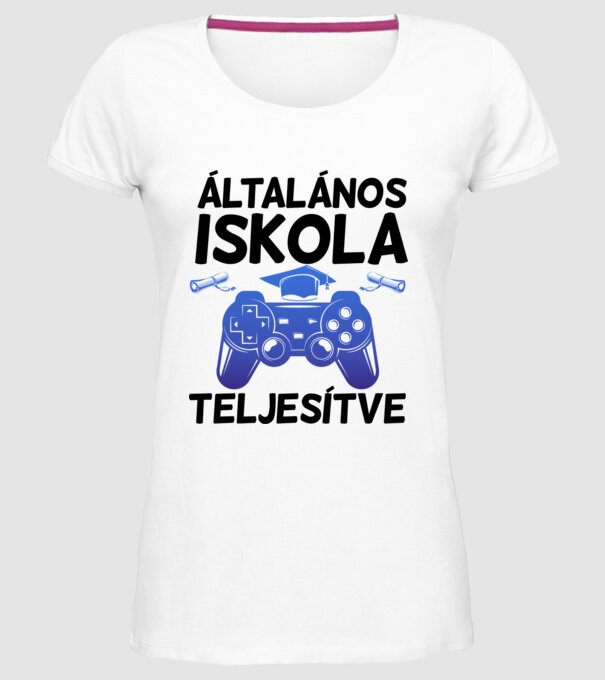  minta fehér pólón