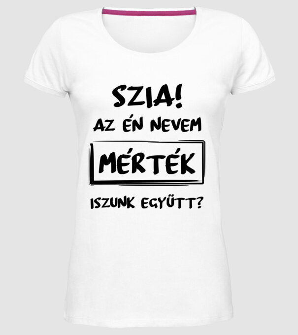  minta fehér pólón