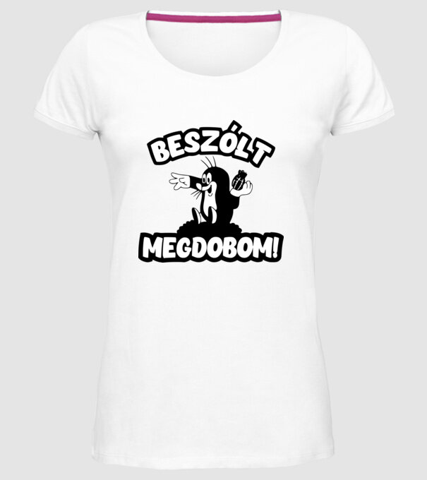  minta fehér pólón