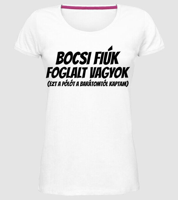  minta fehér pólón