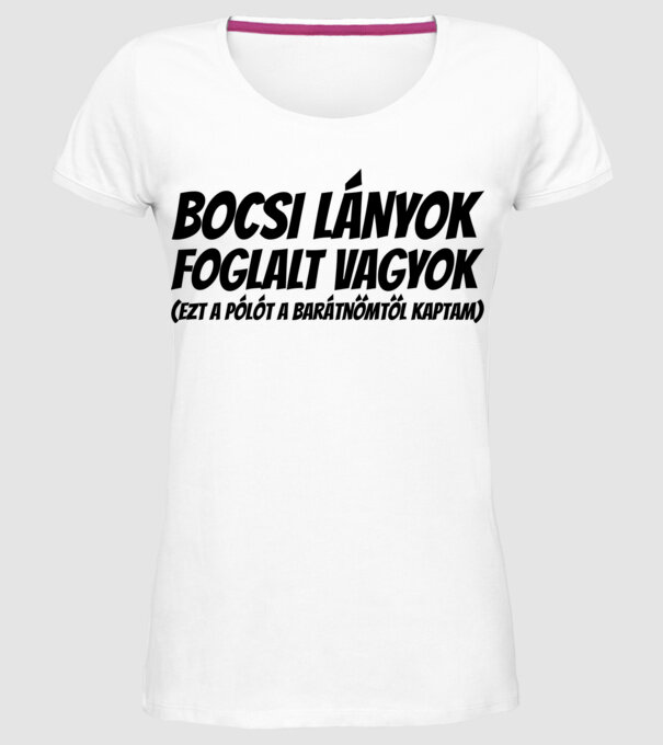  minta fehér pólón