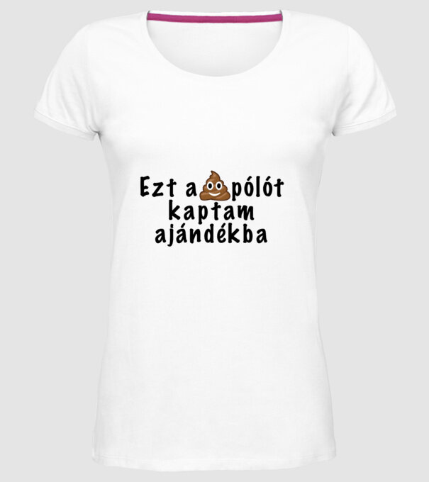  minta fehér pólón