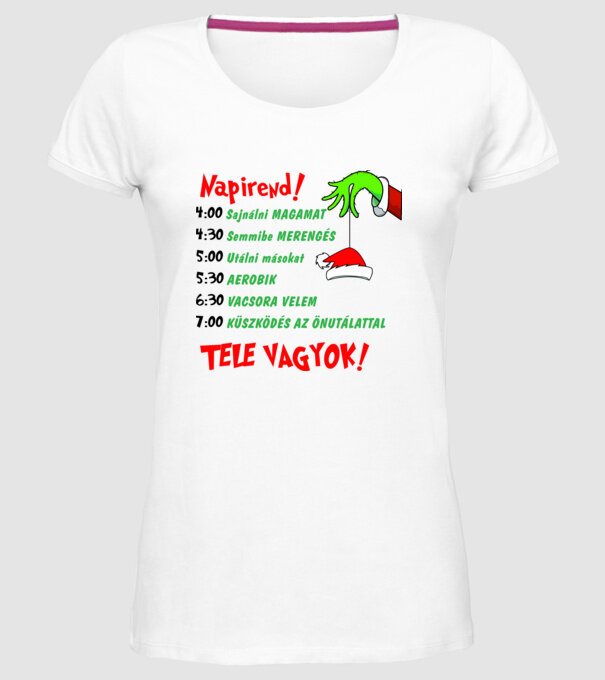  minta fehér pólón