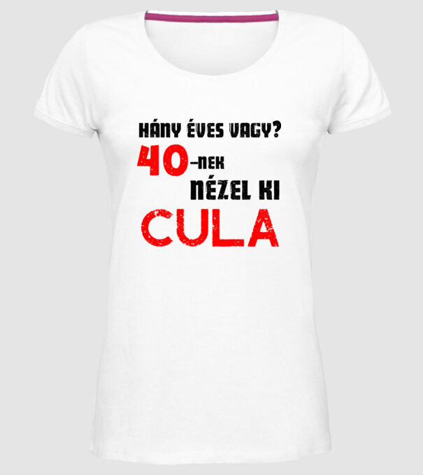  minta fehér pólón