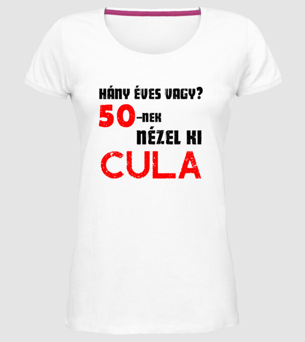  minta fehér pólón