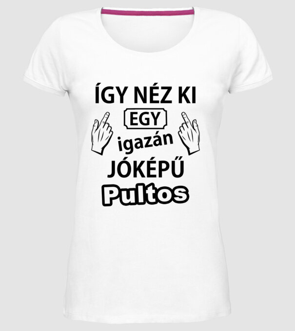  minta fehér pólón