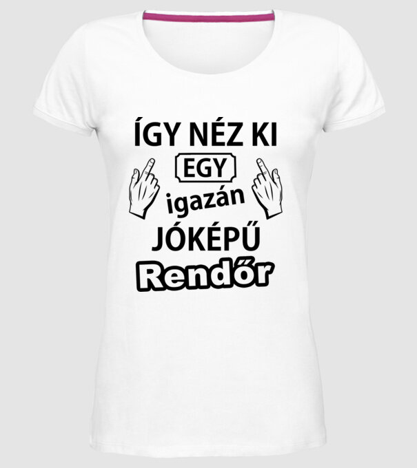  minta fehér pólón