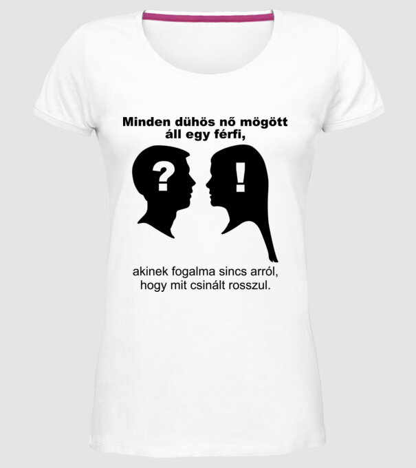  minta fehér pólón