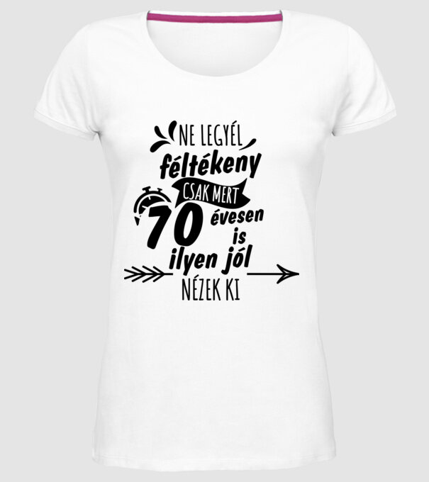  minta fehér pólón