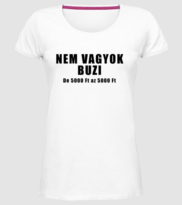  minta fehér pólón