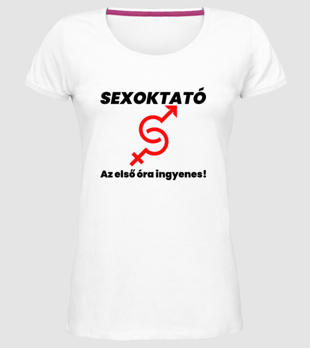  minta fehér pólón