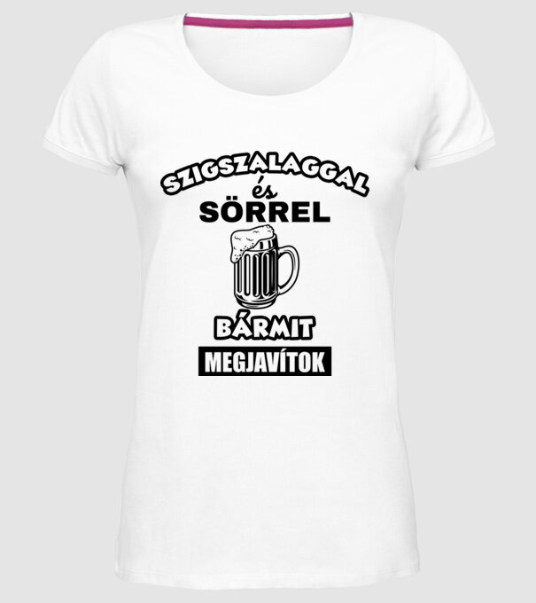  minta fehér pólón