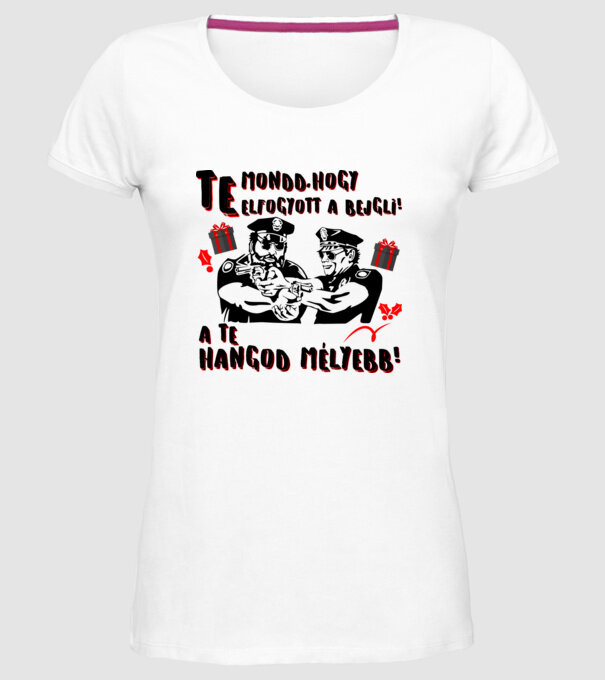  minta fehér pólón