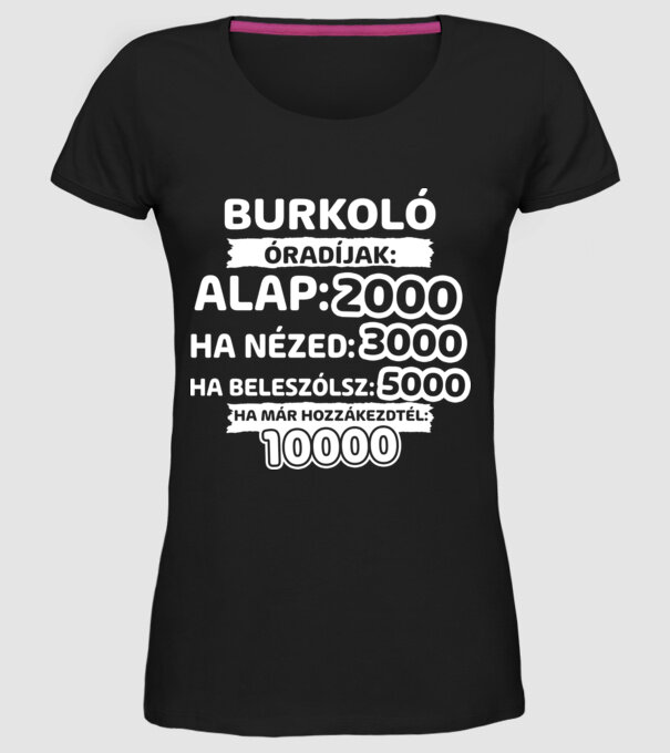  minta fekete pólón