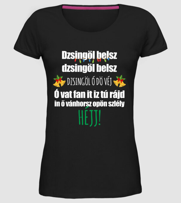  minta fekete pólón
