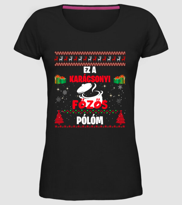  minta fekete pólón