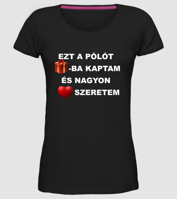  minta fekete pólón