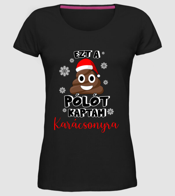  minta fekete pólón