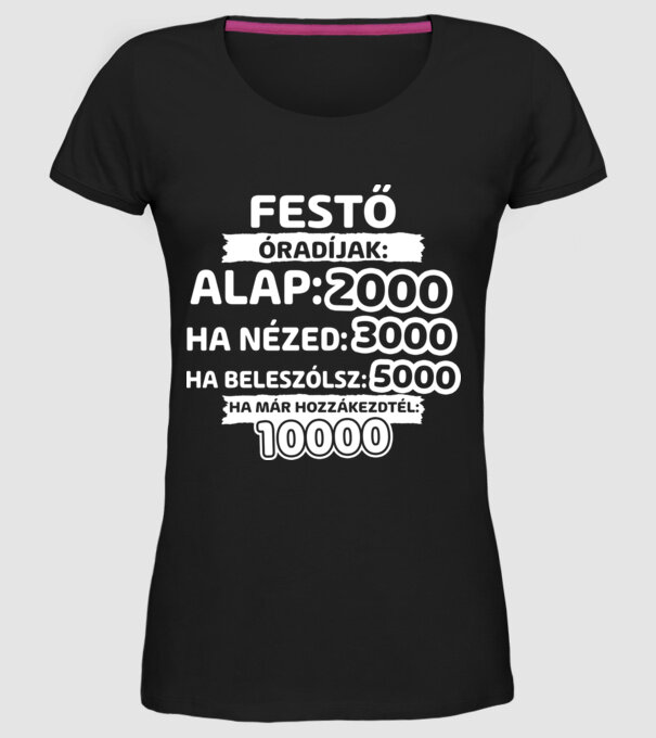  minta fekete pólón