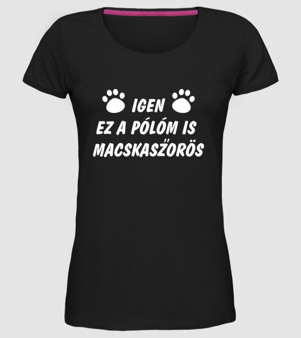  minta fekete pólón
