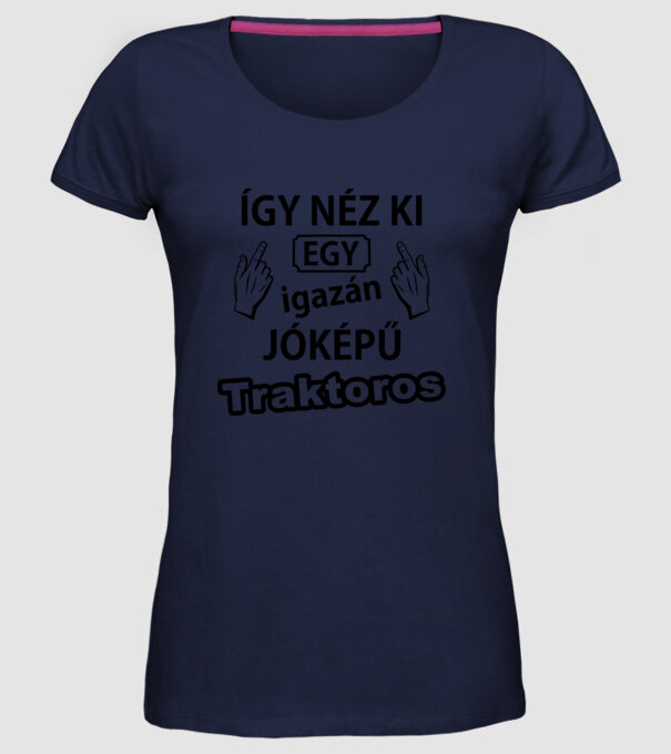  minta sötétkék pólón