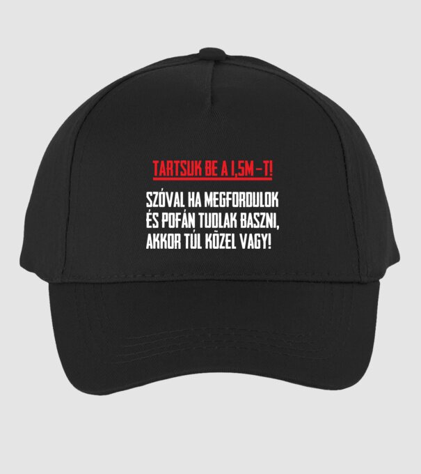  minta fekete pólón
