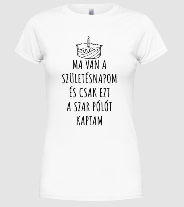  minta fehér pólón