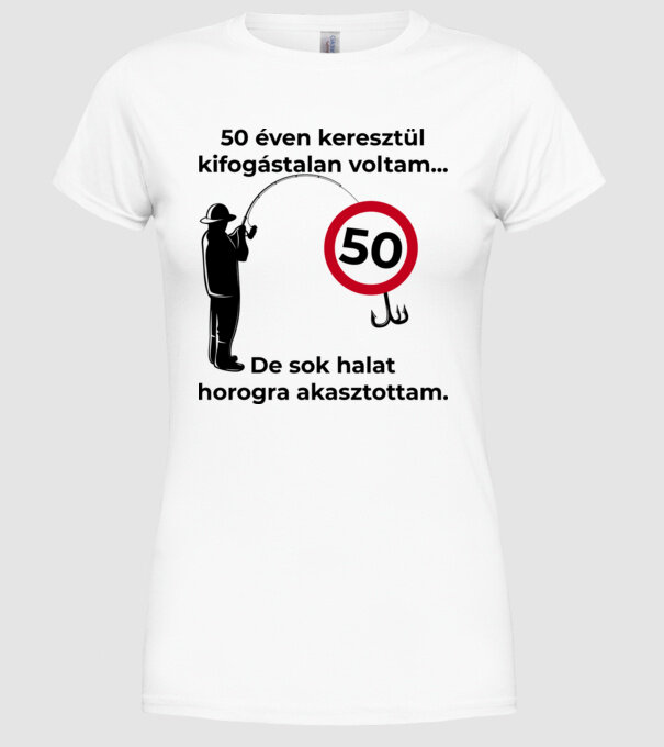  minta fehér pólón