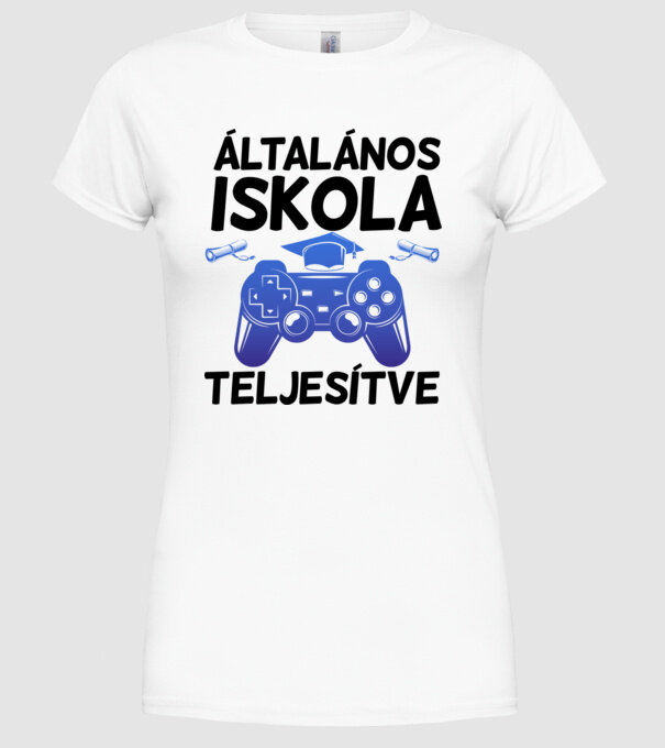  minta fehér pólón