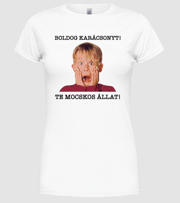  minta fehér pólón