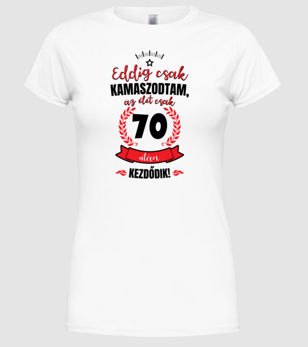  minta fehér pólón