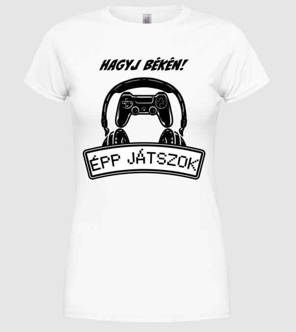  minta fehér pólón